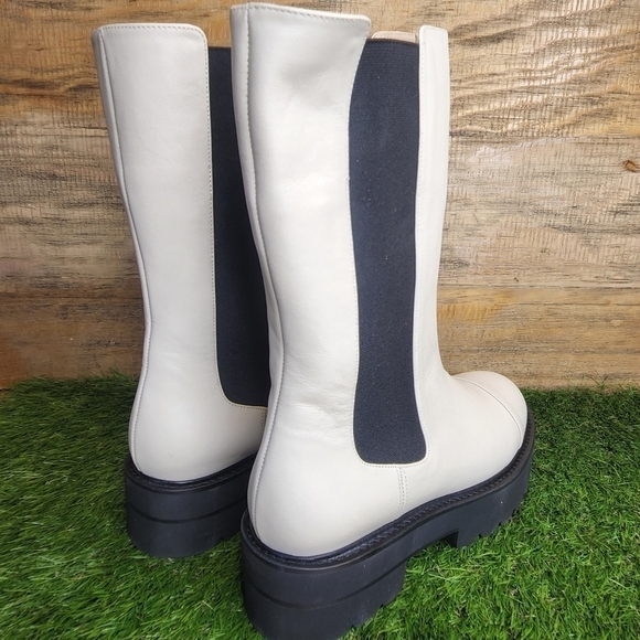 NWB Stuart Weitzman Presley Presley Ultralift 50mm platform boots Sz 8.5 - Picture 4 of 11